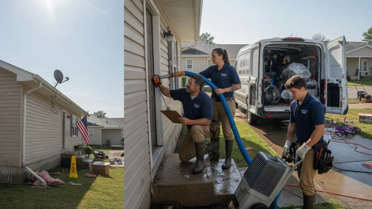 Ceiling Water Damage Restoration in Connersville, IN near me